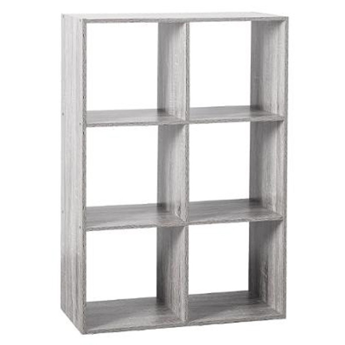 Paris Prix Étagère 6 Cases "Mix N Modul" 67cm Gris