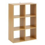 paris prix Étagère 6 Cases Mix "Tasso" 102cm Naturel