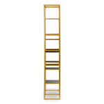 Paris Prix Étagère Design En Verre "Barad" 175cm Or