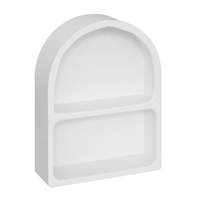 Paris Prix Étagère Murale Déco "Soleya" 45cm Blanc
