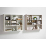 Paris Prix Étagère Murale Design "Liloun" 90cm Blanc