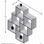 Paris Prix Étagère Murale Design "Riolo" 94cm Blanc