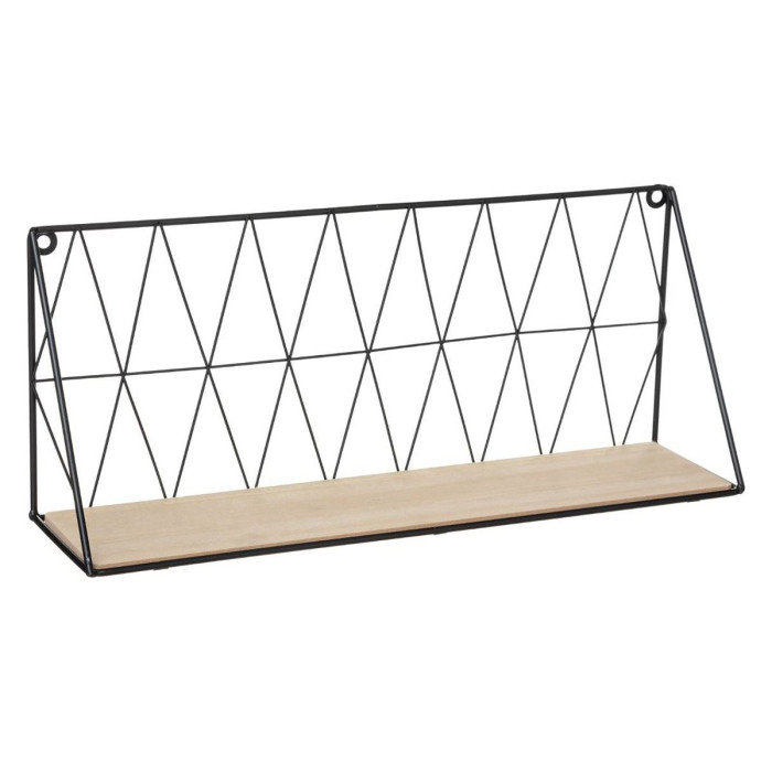 Paris Prix Etagère Murale Design "Wire" 48cm Noir