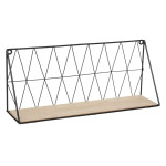 paris prix Etagère Murale Design "Wire" 48cm Noir