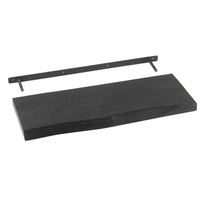Paris Prix Étagère Murale En Bois "Gérard" 70cm Noir