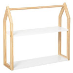 paris prix Étagère Murale Enfant "Maison" 56cm Blanc