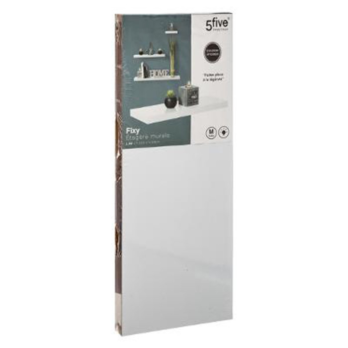 Paris Prix Étagère Murale "Fixy" 60cm Blanc