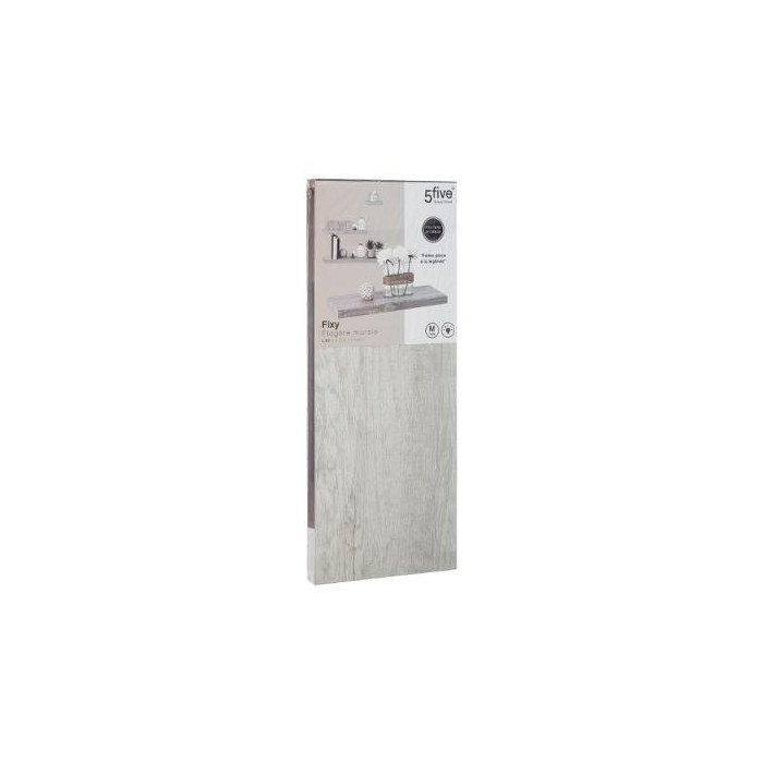 Paris Prix Étagère Murale "Fixy" 60cm Chêne Gris