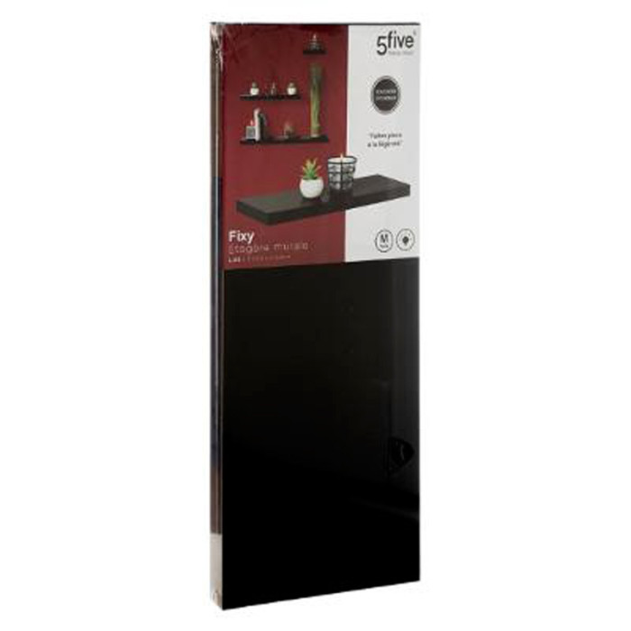 Paris Prix Étagère Murale "Fixy" 60cm Noir