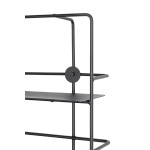 Paris Prix Étagère Murale Métal "Vivalo" 56cm Noir