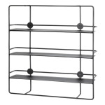 paris prix Étagère Murale Métal "Vivalo" 56cm Noir