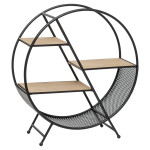 paris prix Étagère Ronde Design "Timeo" 55cm Noir