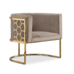 Paris Prix Fauteuil Arrondi Design "Neyho" 75cm Vert