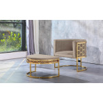Paris Prix Fauteuil Arrondi Design "Neyho" 75cm Vert