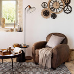 Paris Prix Fauteuil Club "Stanis" 86cm Marron