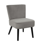 Paris Prix Fauteuil Crapaud "Giulia" 76cm Gris