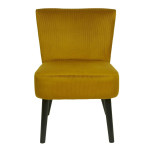 Paris Prix Fauteuil Crapaud "Giulia" 76cm Jaune