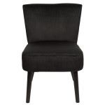 Paris Prix Fauteuil Crapaud "Giulia" 76cm Noir
