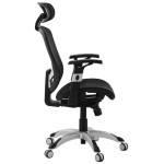 Paris Prix Fauteuil De Bureau "Foxy" 127cm Noir