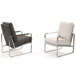 Paris Prix Fauteuil Design "Alexander" 100cm Blanc