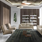 Paris Prix Fauteuil Design "Alexander" 100cm Taupe