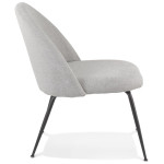 Paris Prix Fauteuil Design "Belinda" 83cm Gris