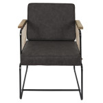 Paris Prix Fauteuil Design "Benson" 79cm Marron