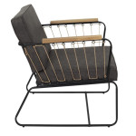 Paris Prix Fauteuil Design "Benson" 79cm Marron