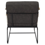 Paris Prix Fauteuil Design "Benson" 79cm Marron