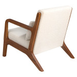 Paris Prix Fauteuil Design "Bouclette" 86cm Blanc