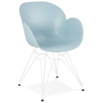 paris prix Fauteuil Design "Calypso" 85cm Bleu