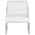 Paris Prix Fauteuil Design "Clip" 76cm Blanc