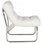 Paris Prix Fauteuil Design "Clip" 76cm Blanc