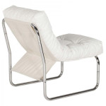 Paris Prix Fauteuil Design "Clip" 76cm Blanc