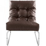 Paris Prix Fauteuil Design "Clip" 76cm Marron