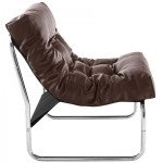 Paris Prix Fauteuil Design "Clip" 76cm Marron