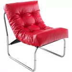paris prix Fauteuil Design "Clip" 76cm Rouge