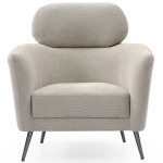 Paris Prix Fauteuil Design "Damien" 86cm Beige