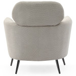 Paris Prix Fauteuil Design "Damien" 86cm Beige
