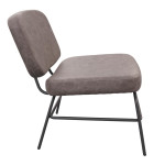 Paris Prix Fauteuil Design "Detroit" 74cm Gris
