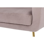 Paris Prix Fauteuil Design "Doreen" 88cm Taupe