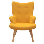 Paris Prix Fauteuil Design "Helsinki" 100cm Jaune