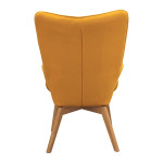 Paris Prix Fauteuil Design "Helsinki" 100cm Jaune
