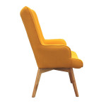 Paris Prix Fauteuil Design "Helsinki" 100cm Jaune