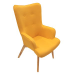 paris prix Fauteuil Design "Helsinki" 100cm Jaune