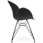 Paris Prix Fauteuil Design "Kapt" 85cm Noir