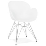 paris prix Fauteuil Design "Katana" 82cm Blanc