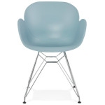Paris Prix Fauteuil Design "Katana" 82cm Bleu