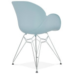 Paris Prix Fauteuil Design "Katana" 82cm Bleu