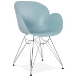paris prix Fauteuil Design "Katana" 82cm Bleu